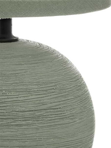 Veioza PWL-1210 E14 60W ceramica kaki D13x25cm