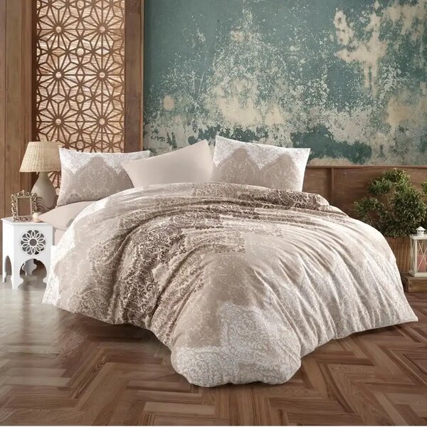 Lenjerie de pat bumbac satinat 2 persoane,homs,serie D 270,00015