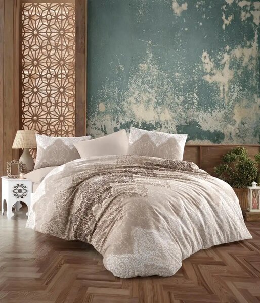 Lenjerie de pat bumbac satinat 2 persoane,homs,serie D 270,00015