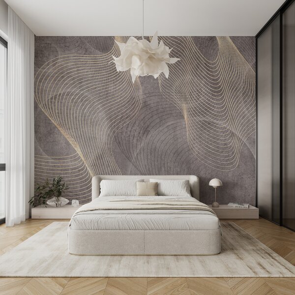 Fototapet Linii elegante pe fundal texturat, Fototapet designer, Fototapet populare, u97469 - Tapeko.ro