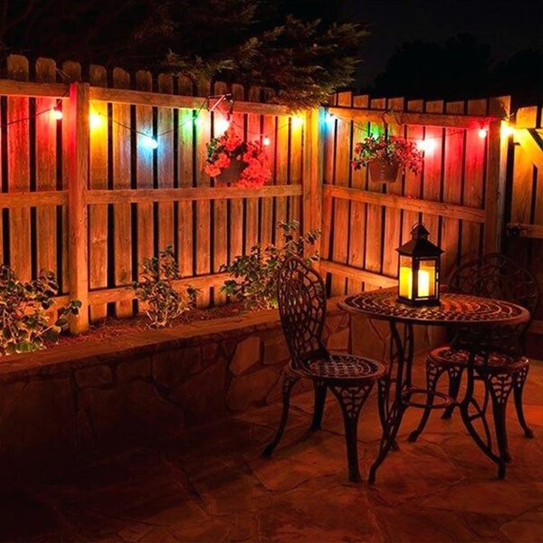 Ghirlanda luminoasa 10 m cu 20 becuri LED RGB WiFi