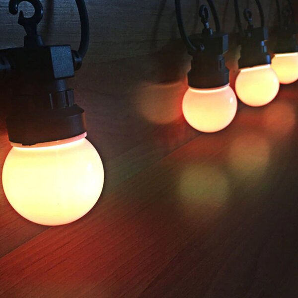 Ghirlanda luminoasa 10 m cu 20 becuri LED RGB WiFi