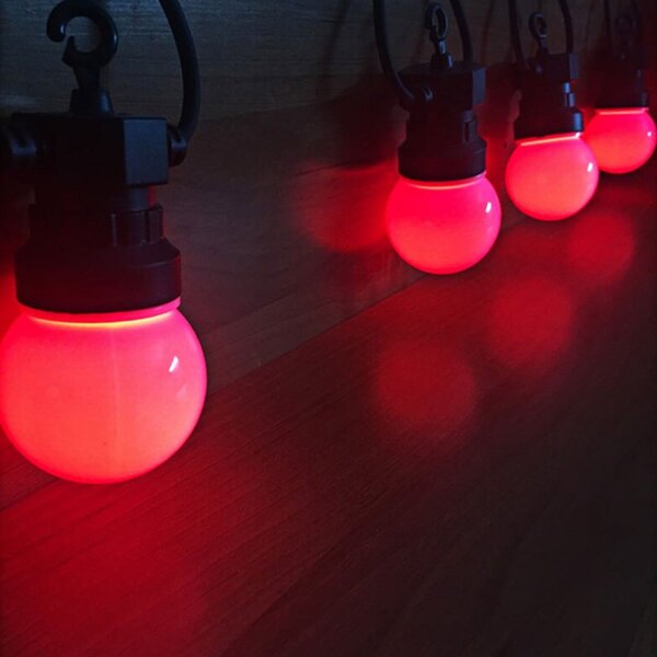 Ghirlanda luminoasa 10 m cu 20 becuri LED RGB WiFi