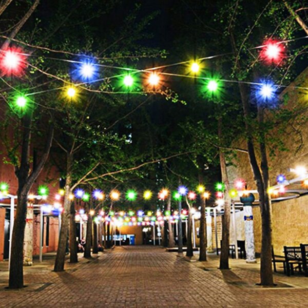 Ghirlanda luminoasa 10 m cu 20 becuri LED RGB WiFi