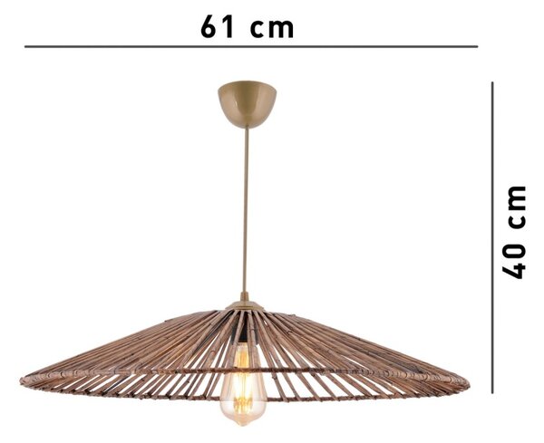 Lustra Conic Maro 61x61x8 cm