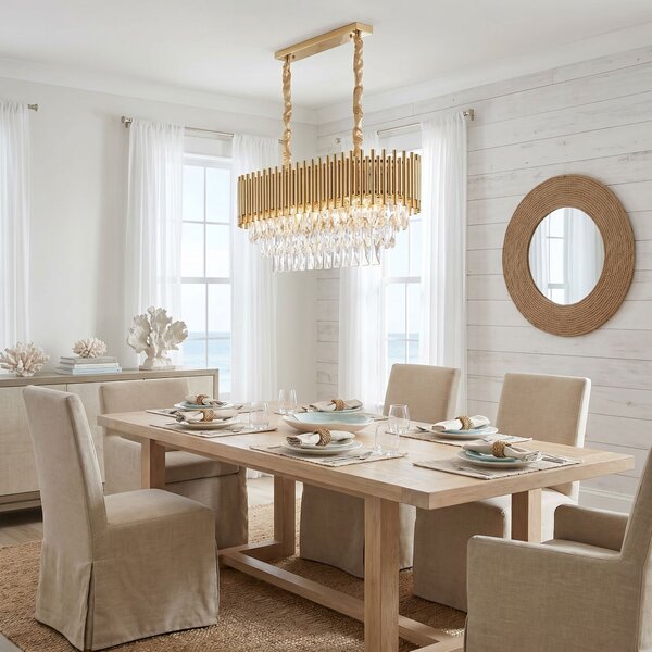 Lampă suspendată din cristal SWE105-CP GOLD