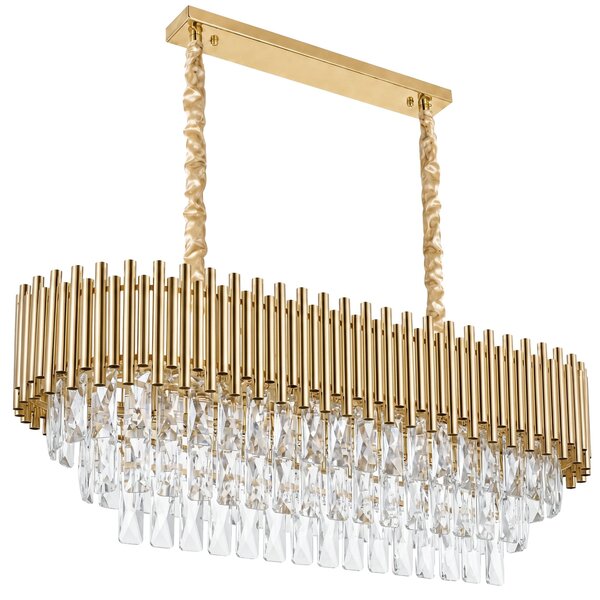 Lampă suspendată din cristal SWE105-CP GOLD