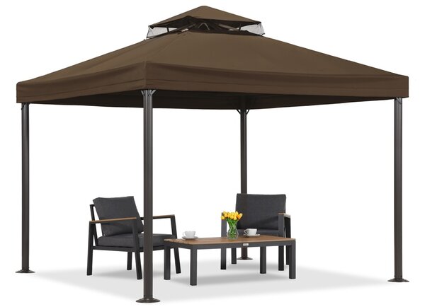 Pavilion de grădină maro Valencia 3x3 m Garden Point