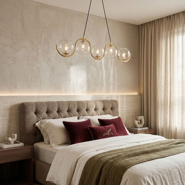 Lampă de tavan APP1440-5CP GOLD