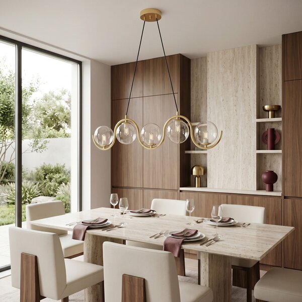 Lampă de tavan APP1440-5CP GOLD