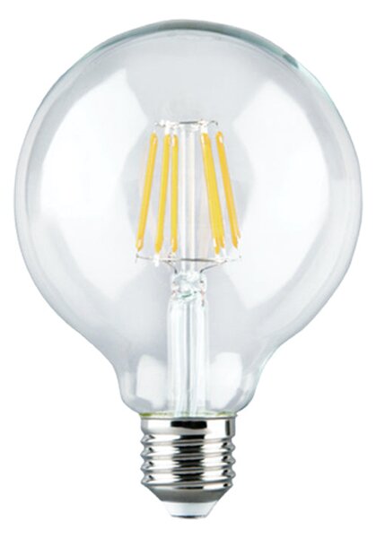 Bec G95 LED transparent din sticla Dimabil E27
