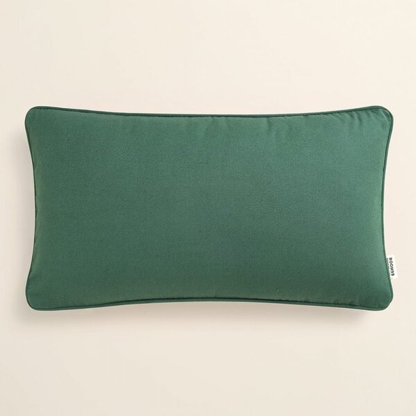 Față de pernă elegantă în verde 30 x 50 cm