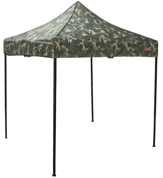 Pavilion de grădină 2x2m – din oțel, Fără pereţi laterali, Camuflaj