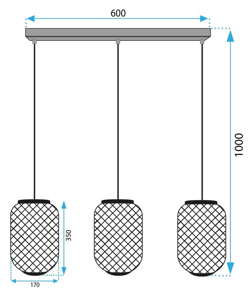 Lampă de tavan APP1425-3CP