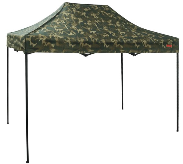 Pavilion de grădină 2x3m - din oțel, Fără pereţi laterali, Camuflaj