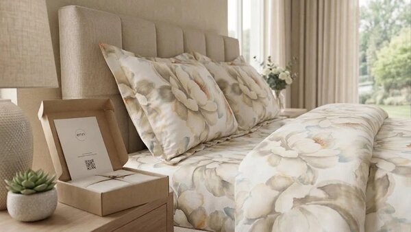 Lenjerie pat Ranforce 100% Cotton Pro (Aura Silk)