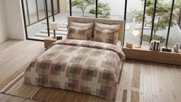 Lenjerie pat Ranforce 100% Cotton Pro (Cedar)
