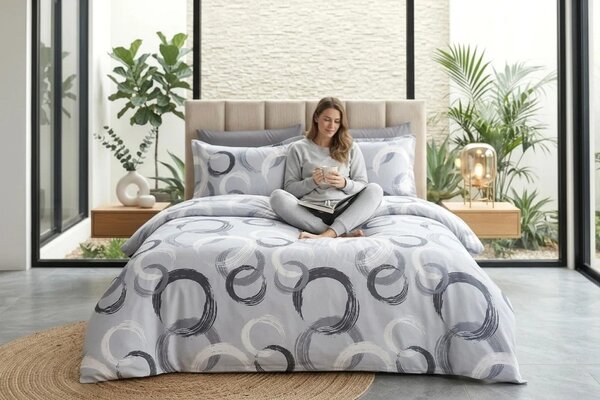 Lenjerie pat Ranforce 100% Cotton Pro (Aura Home)