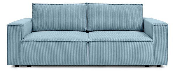 Canapea Extensibilă 3 locuri CLOUD, cu ladă de depozitare, 240x87x85 cm, Albastru-Deschis-Zoom