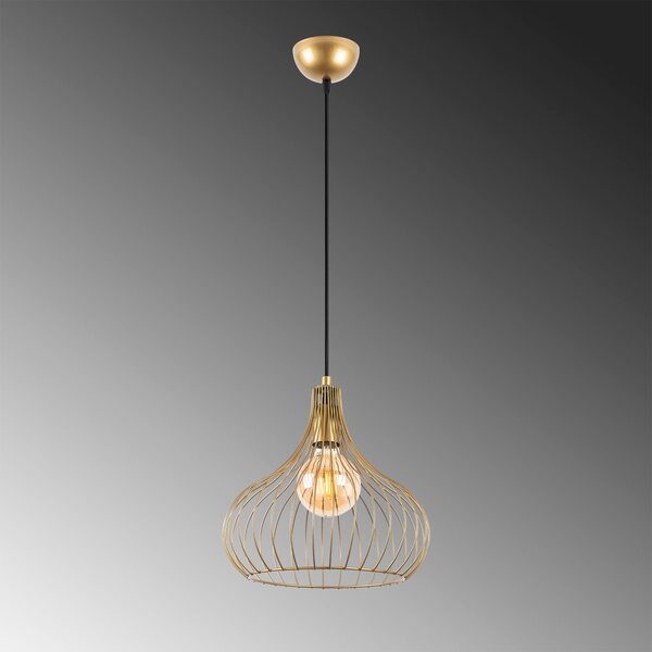 Lustra Teldamla Auriu 22x22x120 cm