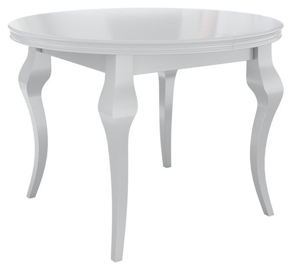 Masă rotundă extensibilă FI 100 Mirjan Julio (Alb lucios). 1070436