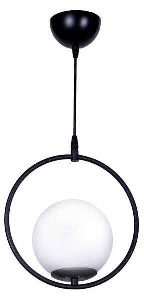 Lustra Elias Elias E27 alb-negru D25x56cm