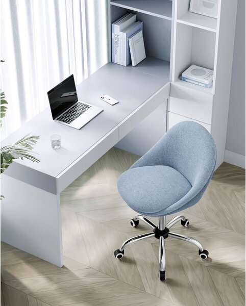 Scaun birou Songmics Albastru 58x59x90 cm