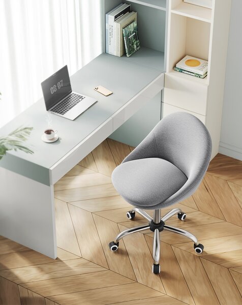 Scaun birou Songmics Gri 56x60x93.3 cm