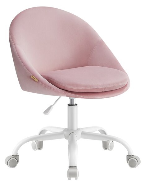 Scaun birou Songmics Roz 56x60x93.3 cm