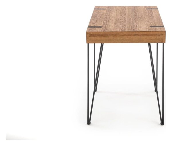 Birou B39, nuc/negru, 110x55x76 cm