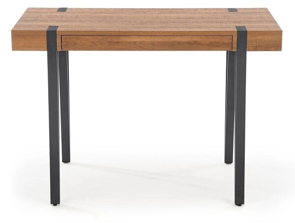 Birou B39, nuc/negru, 110x55x76 cm
