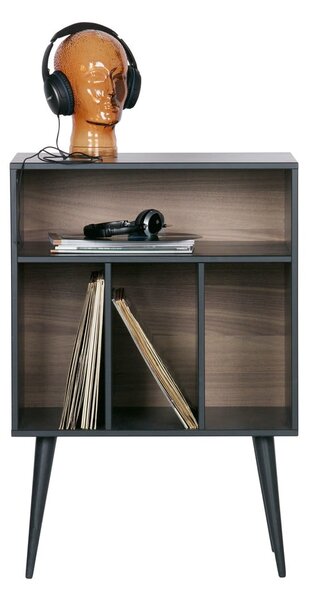 Dulap pentru pick-up negru/în culoare naturală din lemn de pin 60x83 cm James – WOOOD