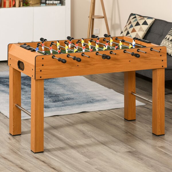 Masa profesionala fotbal, din lemn, 122x61x80,7cm HOMCOM | Aosom RO