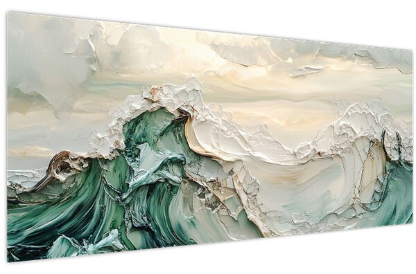Tablou - Abstracție Marină 3D (120x50 cm)
