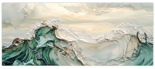 Tablou - Abstracție Marină 3D (120x50 cm)