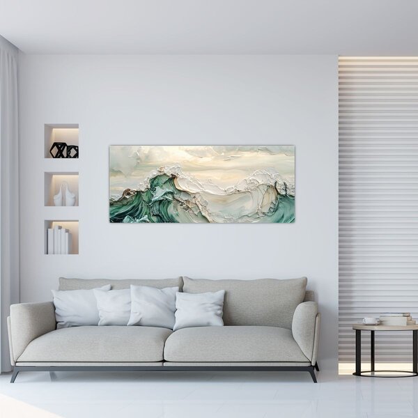 Tablou - Abstracție Marină 3D (120x50 cm)