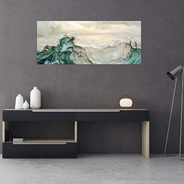 Tablou - Abstracție Marină 3D (120x50 cm)