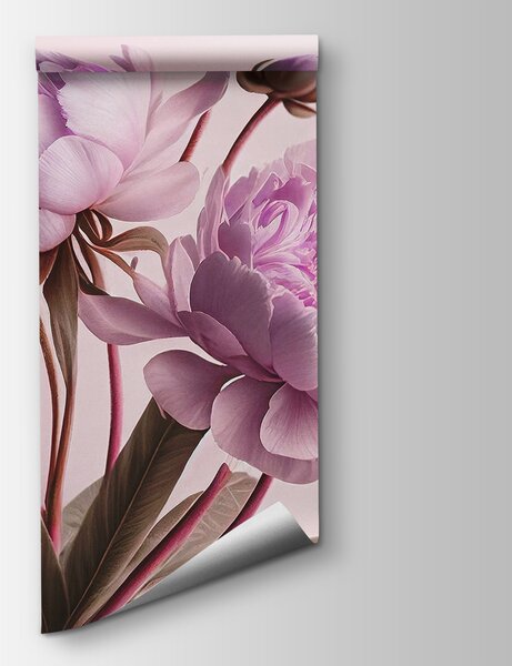 Fototapet Bujori roz elegant în floare moale, Fototapet flori, Fototapet populare, u70658v2 - Tapeko.ro