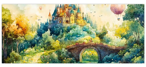 Tablou - Castel de Poveste (120x50 cm)