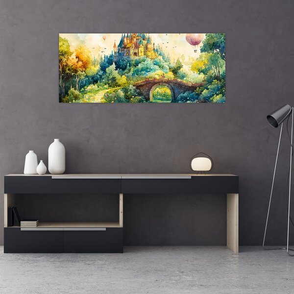 Tablou - Castel de Poveste (120x50 cm)