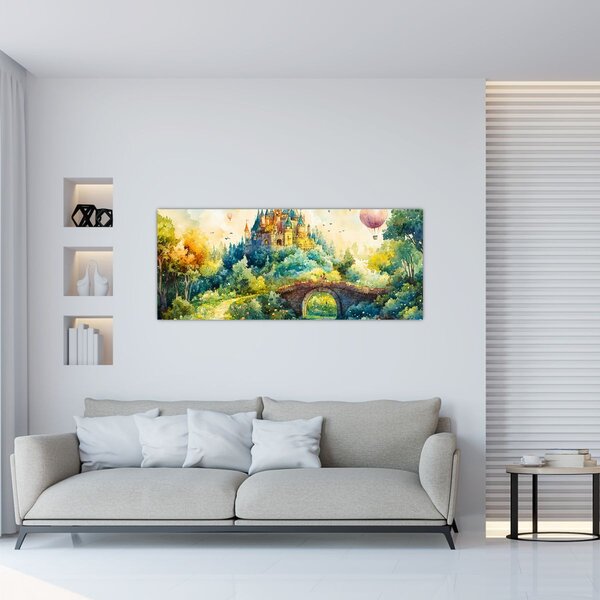 Tablou - Castel de Poveste (120x50 cm)