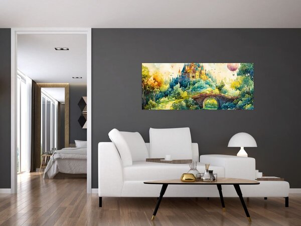 Tablou - Castel de Poveste (120x50 cm)