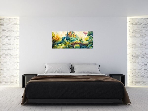 Tablou - Castel de Poveste (120x50 cm)