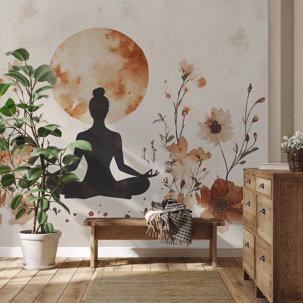 Fototapet - Yoga Portocalie (147x102 cm)