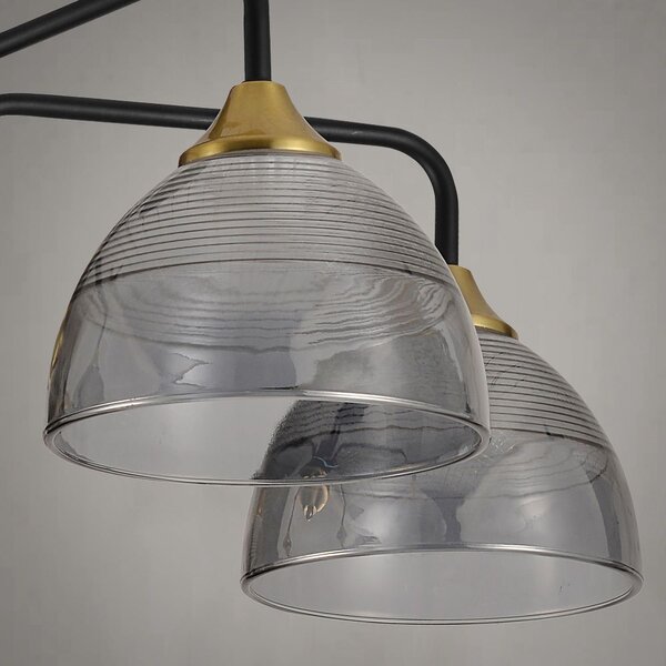 Lampă suspendată G085-5C BLACK GREY