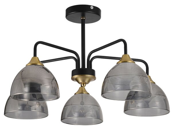 Lampă suspendată G085-5C BLACK GREY