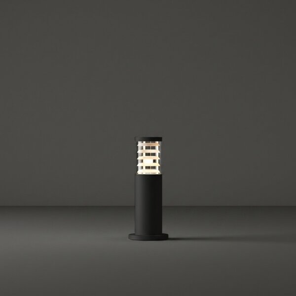 Ideal Lux - Lampă de exterior TRONCO 1xE27/42W/230V 40 cm IP65 neagră