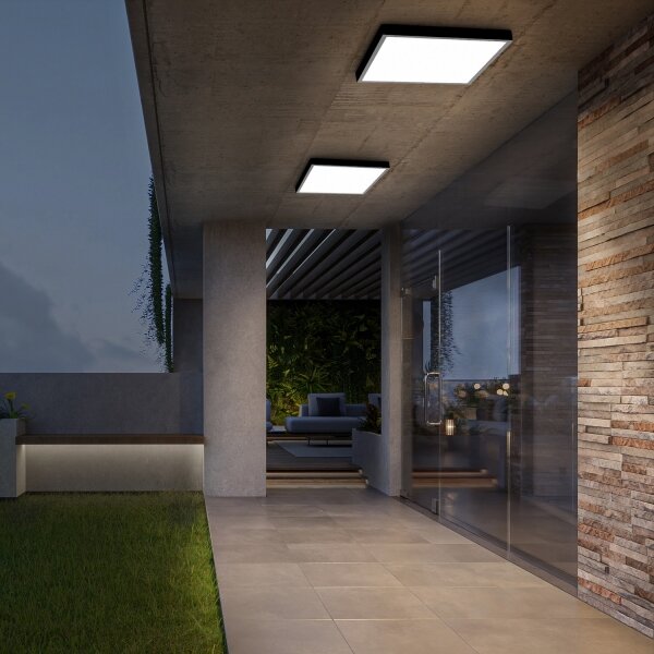 Plafonieră LED pentru baie Brilagi FRAME LED/50W/230V 3000/4000/6000K IP44 negru