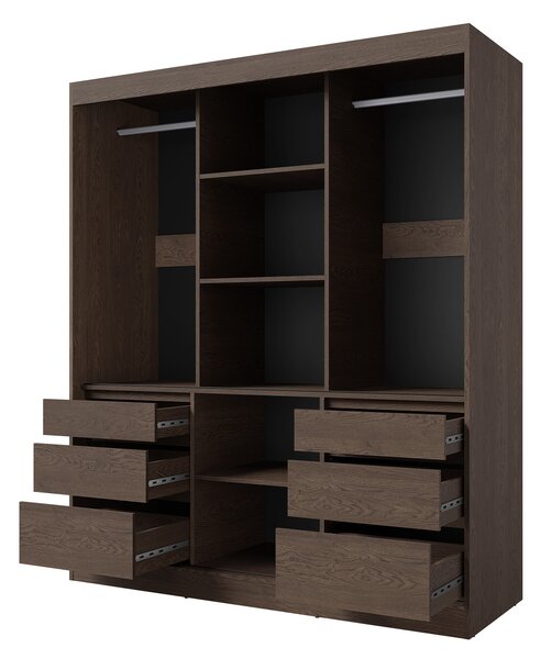 Dulap de haine Hanila 180 (furtună baltică). Promo -15%. 1152840