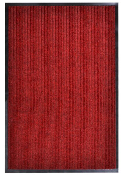 Covoraș de ușă, roșu, 117x220 cm, PVC